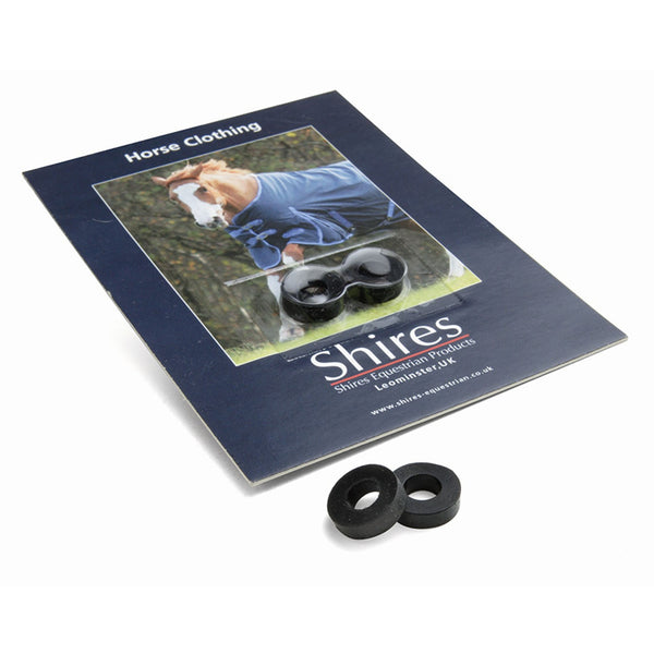 Shires Replacement Surcingle Rubbers - Black