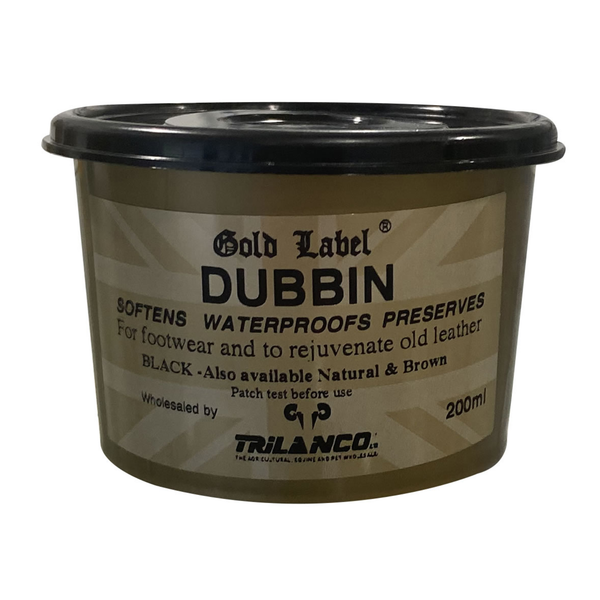 Gold Label Dubbin - 200ml Black