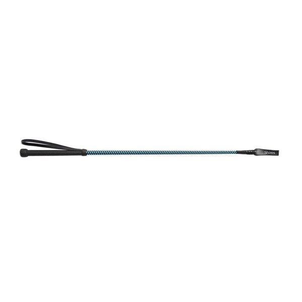Shires Kids Thread Stem Whip - Black/Blue