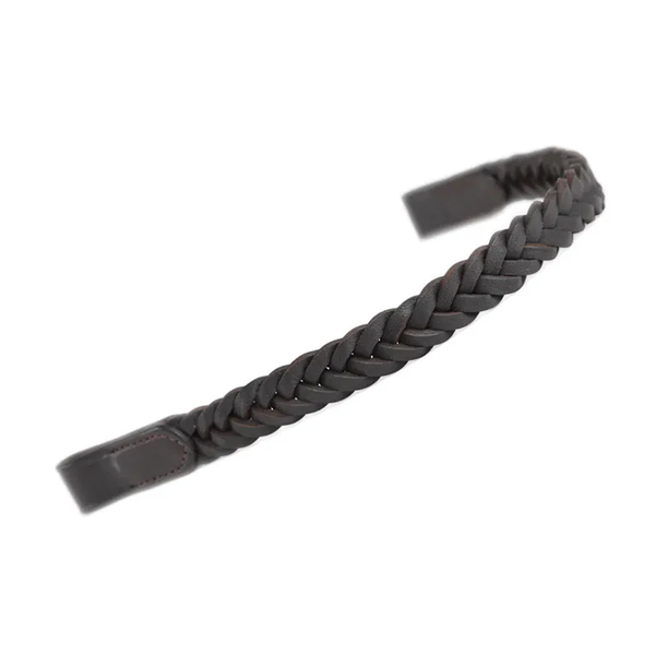 Shires Velociti GARA Plaited Browband - Brown