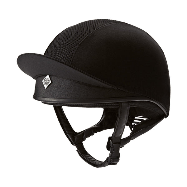 Charles Owen Pro II Plus Skull Round - Black