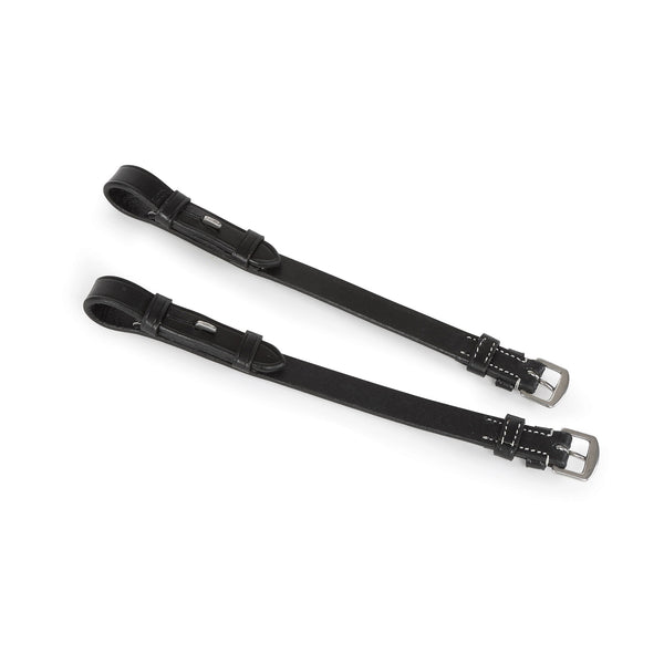 Shires Avignon Bridle Cheek Pieces - Black