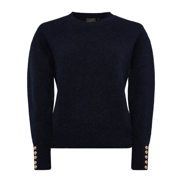 Holland Cooper Ladies Tori Crew Neck Knit - Ink Navy