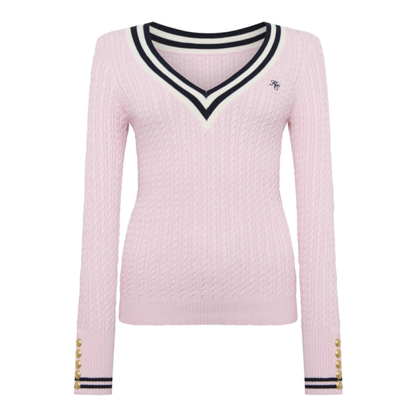 Holland Cooper Ladies Lucy Knit - Blush