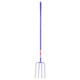 Red Gorilla 4-Prong Long Handle Manure Fork - Purple