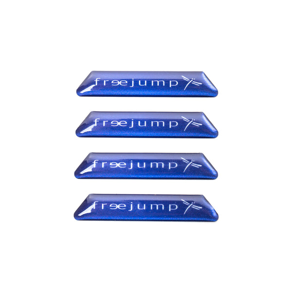 Freejump Air's Stirrup Banner Stickers - Black/Navy