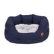 Midnight Tweed Oval Bed