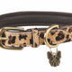 Digby and Fox Cow Hair Dog Collar - Leopard