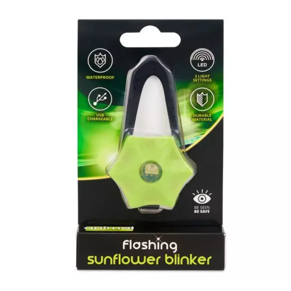 Animal Instincts Flashing Safety Sunflower USB Blinker