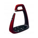 Freejump Soft Up Classic Stirrups - Red/Black