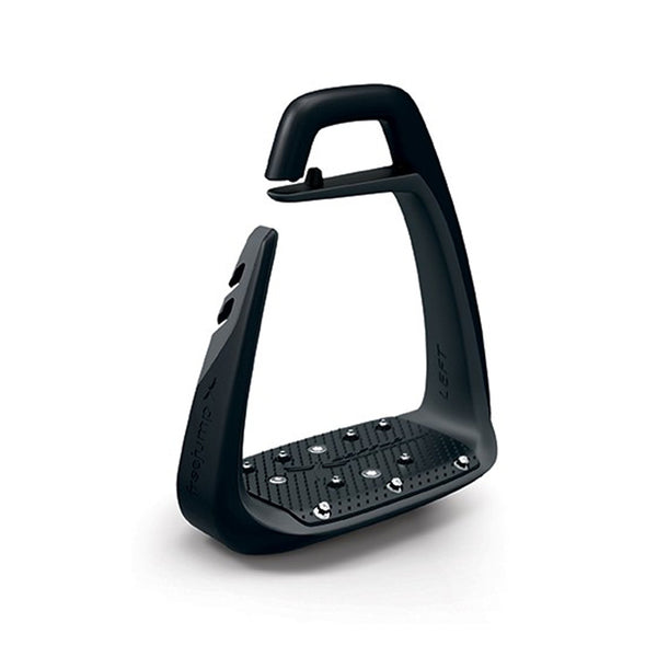 Freejump Soft Up Classic Stirrups - Silver/Black