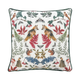 Evans Lichfield Mirrored Fox Cushion - Bottle Green
