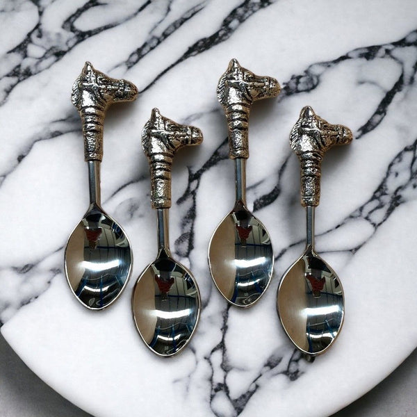 Orchid Designs Metal Horse Teaspoons