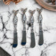 Orchid Designs Metal Stag Butter Spreaders