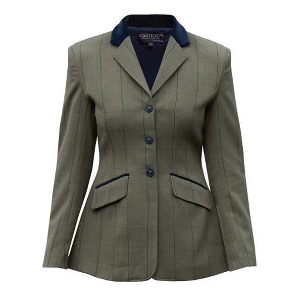 Equetech Bellingham Deluxe Stretch Tweed Riding Jacket