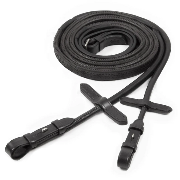 Schockemohle Rubber Rein Round - Black Full