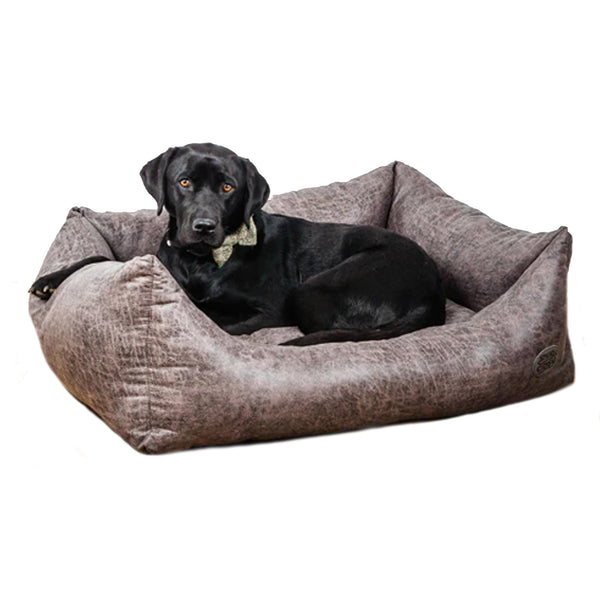 Snug and Cosy Rhodeo Rectangle Bed - Brown