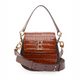 Holland Cooper Chelsea Saddle Bag - Tan Croc