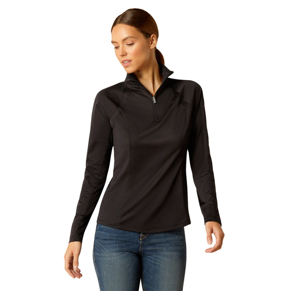 Ariat Ladies Sunstopper 3.0 Baselayer - Black