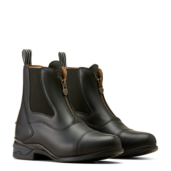 Ariat Ladies Devon Axis Zip Paddock Boot - Black