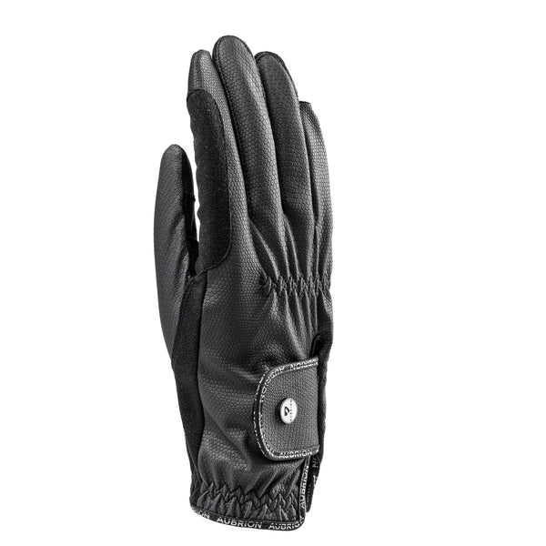 Aubrion Childs Stadium Flexfit Riding Gloves - Black