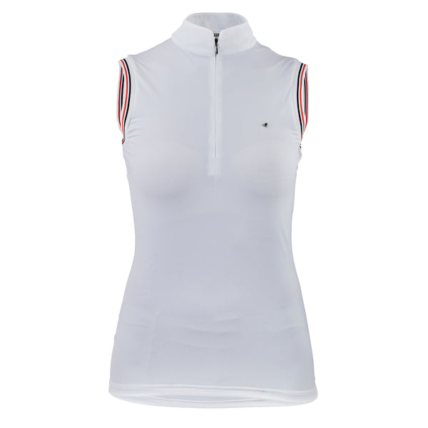 Aubrion Ladies Arcaster Sleeveless Shirt - White