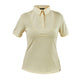 Aubrion Ladies Short Sleeve Tie Shirt - Yellow