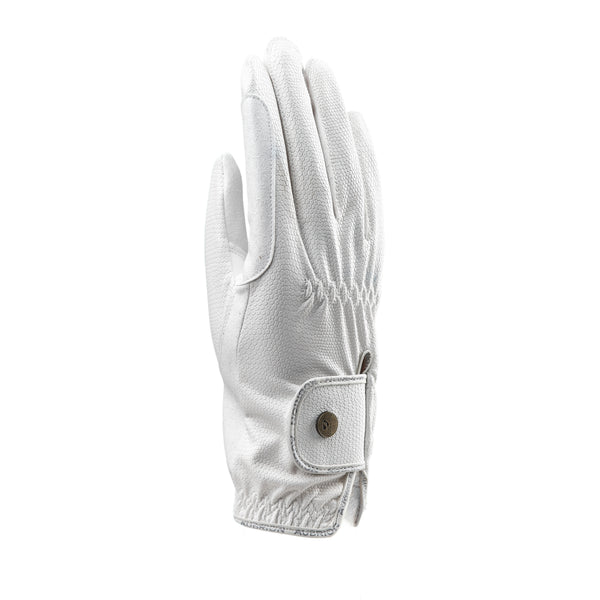 Aubrion Childs Stadium Flexfit Riding Gloves - White