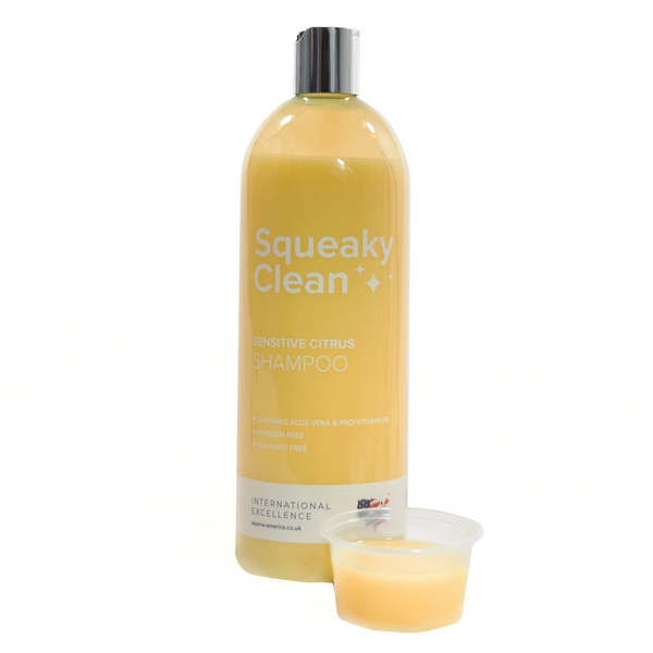 Equine America Squeaky Clean Sensitive Citrus Shampoo - 1 Litre