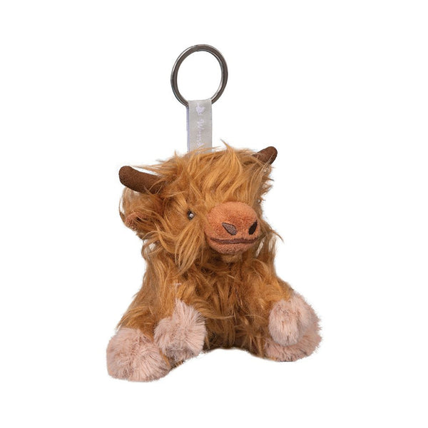 Wrendale Plush Highland Cow Keyring - Gordon