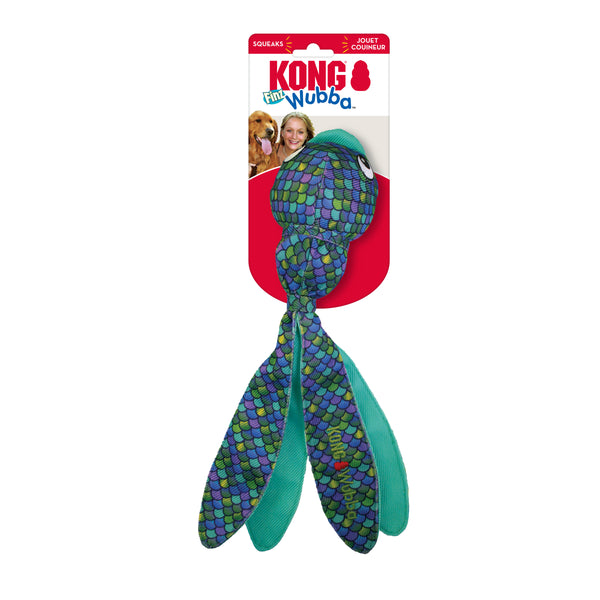 KONG Large Wubba Finz Toy - Blue