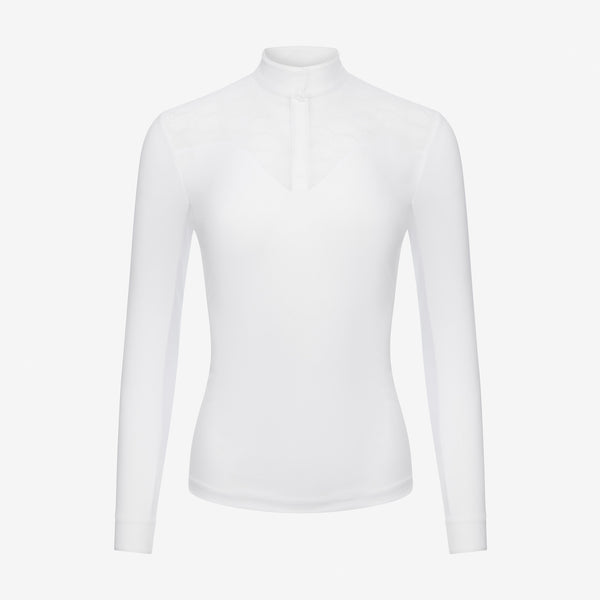 LeMieux Emily Long Sleeve Show Shirt - White