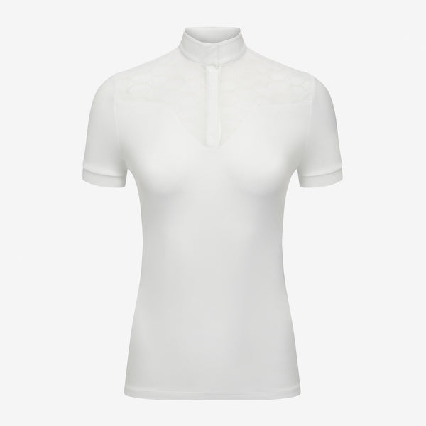 LeMieux Emily Short Sleeve Show Shirt - White
