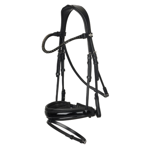 LeMieux Kudos Patent Dressage Bridle - Black