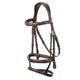 LeMieux Kudos Double Noseband Bridle - Havana/Brass