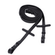 Schockemohle Soft Rubber Reins With Dots - Black/Silver