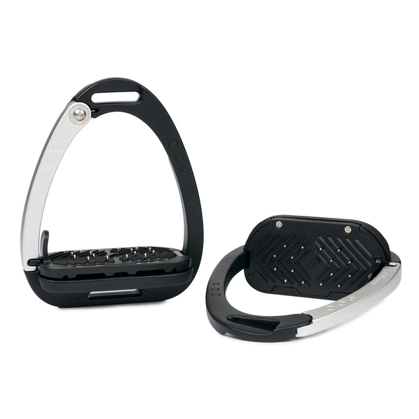 LeMieux Vector Balance Stirrups - Black/Aluminium