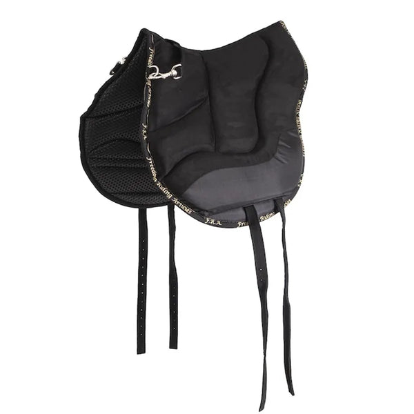 F.R.A Dardo Basic Bareback Pad - Black Suede