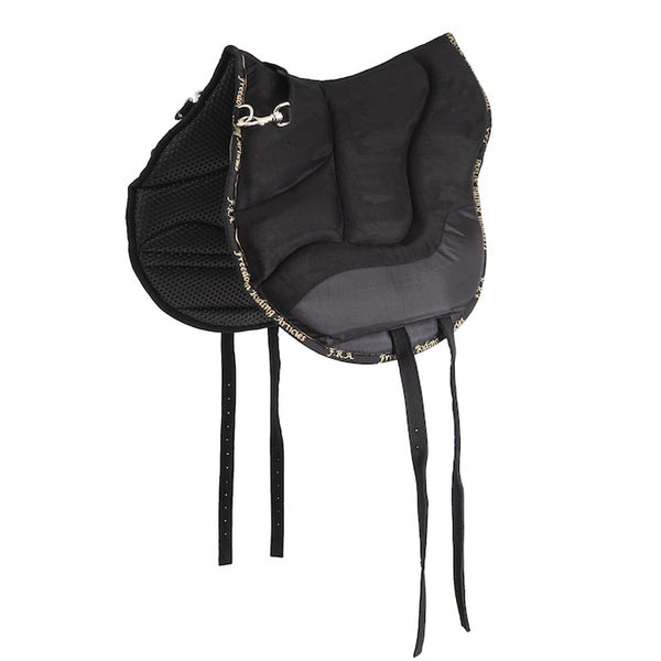 F.R.A Dardo Basic Bareback Pad - Black Suede