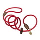 Digby & Fox Fine Rope Slip Lead RED one size