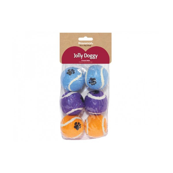 Rosewood Tennis Ball 6 Pack