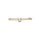 Equetech Traditional Horseshoe Stock Pin - Gold