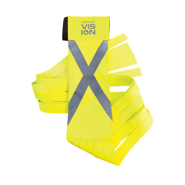 Equetech Hi Vis Vision Tail Tassels - Yellow