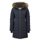 Schoffel Ladies Hurlingham Waterproof Down Coat - Carbon Navy