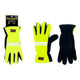 Platinum Walton HiViz Reflective Fleece Gloves - Yellow