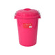 Red Gorilla Bin With Clip Lid 80 Litre - Pink