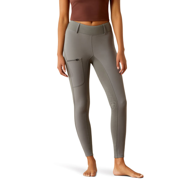 Ariat Ladies Boreas 2.0 Half Grip Tights - Quiet Shade