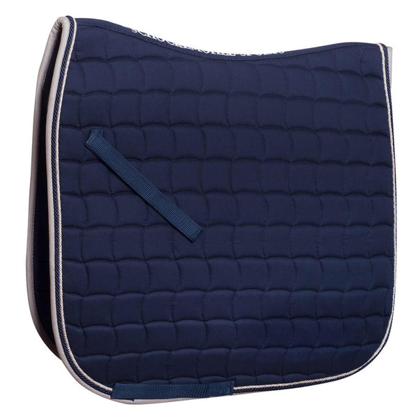 Schockemohle Dynamite Dressage Saddle Pad - Navy/Stone