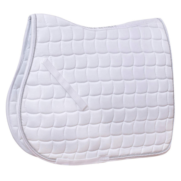 Schockemohle Dynamite Jumping Saddle Pad - White/Silver