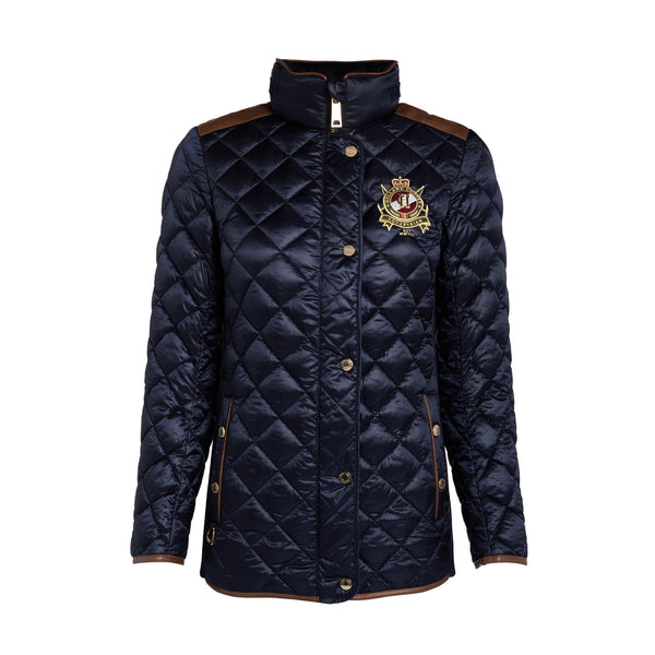 Holland Cooper Classic Diamond Quilt Jacket - Ink Navy